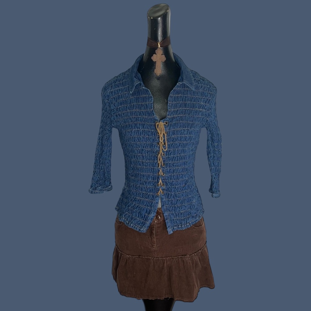 Andrew & Co. vintage denim top